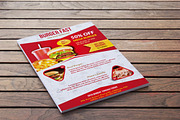 Flyer Burger Fast, a Flyer Template by DesignsStore (Thumbnail 2 of 2)