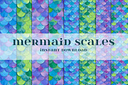 Mermaid Scales Seamless Pattern, a Pattern Graphic by MyNatureGraphics (Thumbnail 1 of 2)