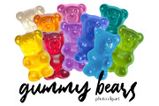 Gummy bears photo clipart, an Object Graphic by The Graphic Parade (Thumbnail 1 of 6)