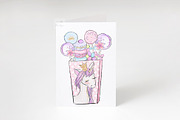 Greeting Card A6 A5 mockup invite, a Print Template by Leo Flo Mockups (Thumbnail 6 of 7)