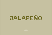 JALAPEÑO, a Sans Serif Font by MEG BURK CHOI (Thumbnail 1 of 3)