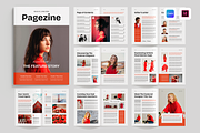 Magazine | Canva & InDesign, a Magazine Template by Leaflove (Thumbnail 1 of 10)