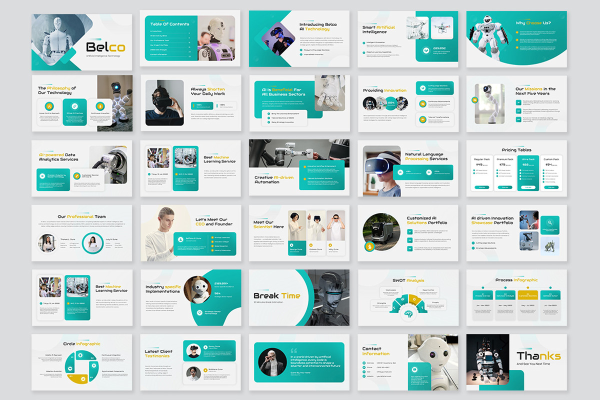 Belco Artificial Intelligence PPT, a Presentation Template by kerismaker (Photo 9 of 10)