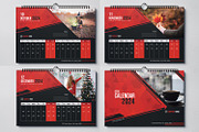 Desk Calendar 2024  V01, a Stationery Template by retrographix (Thumbnail 3 of 4)