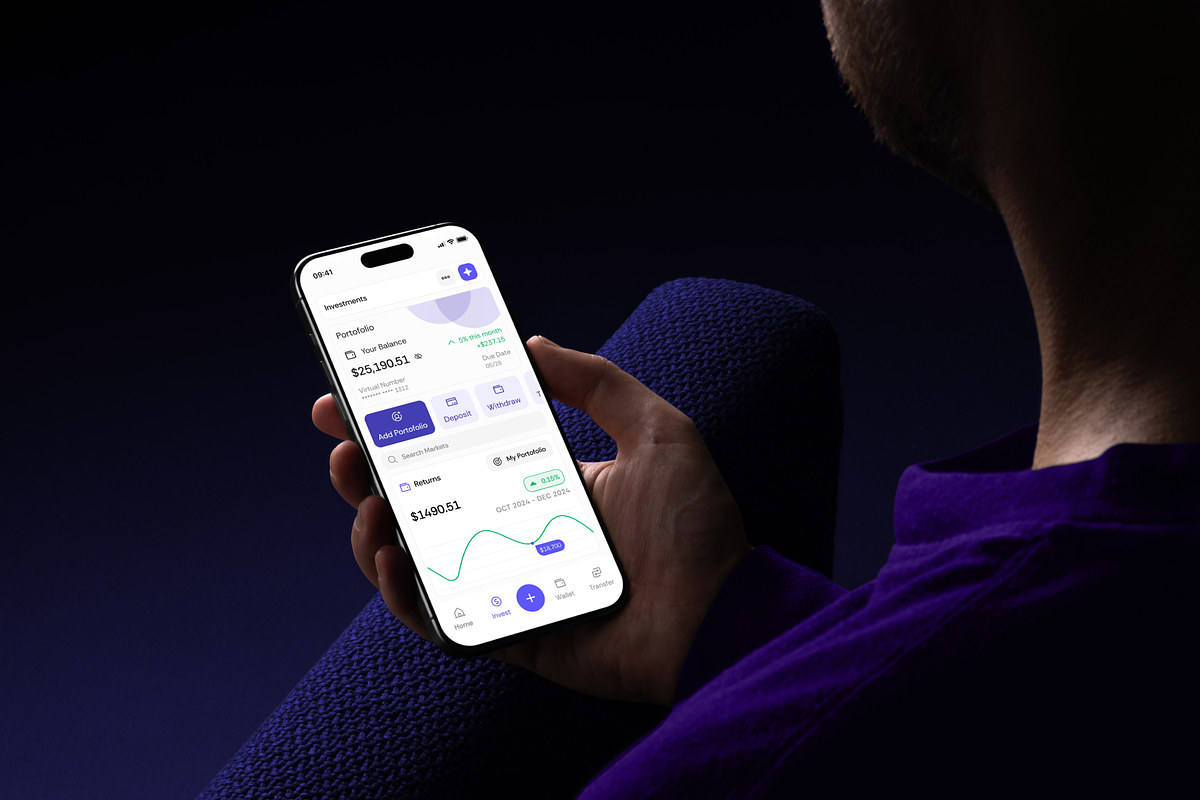 Investly - Investment App UI Kit, an UI Kit Template by Semusim Visual (Photo 7 of 8)