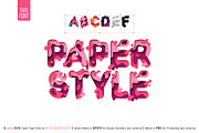 PAPER style OTF-SVG Font, a Symbol Font by Modern vector (Thumbnail 10 of 10)
