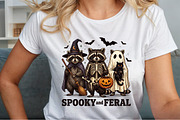 Creepy Cute Raccoon Ghost Png, a Work Illustration by Sublimation Artist (Thumbnail 5 of 9)