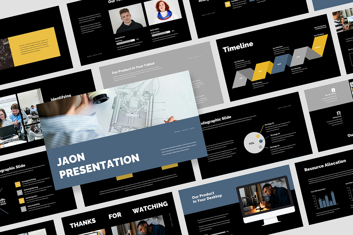Jaon : Engineering Business Keynote, a Presentation Template by Punkl Camp (Photo 1 of 9)