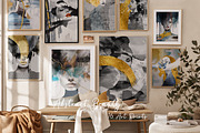 Golden female print poster, a Decorative Illustration by Muzi pear studio (Thumbnail 1 of 10)