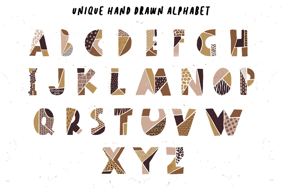 African Vibes alphabet collection, a Graphic by dasha mo (Photo 2 of 8)
