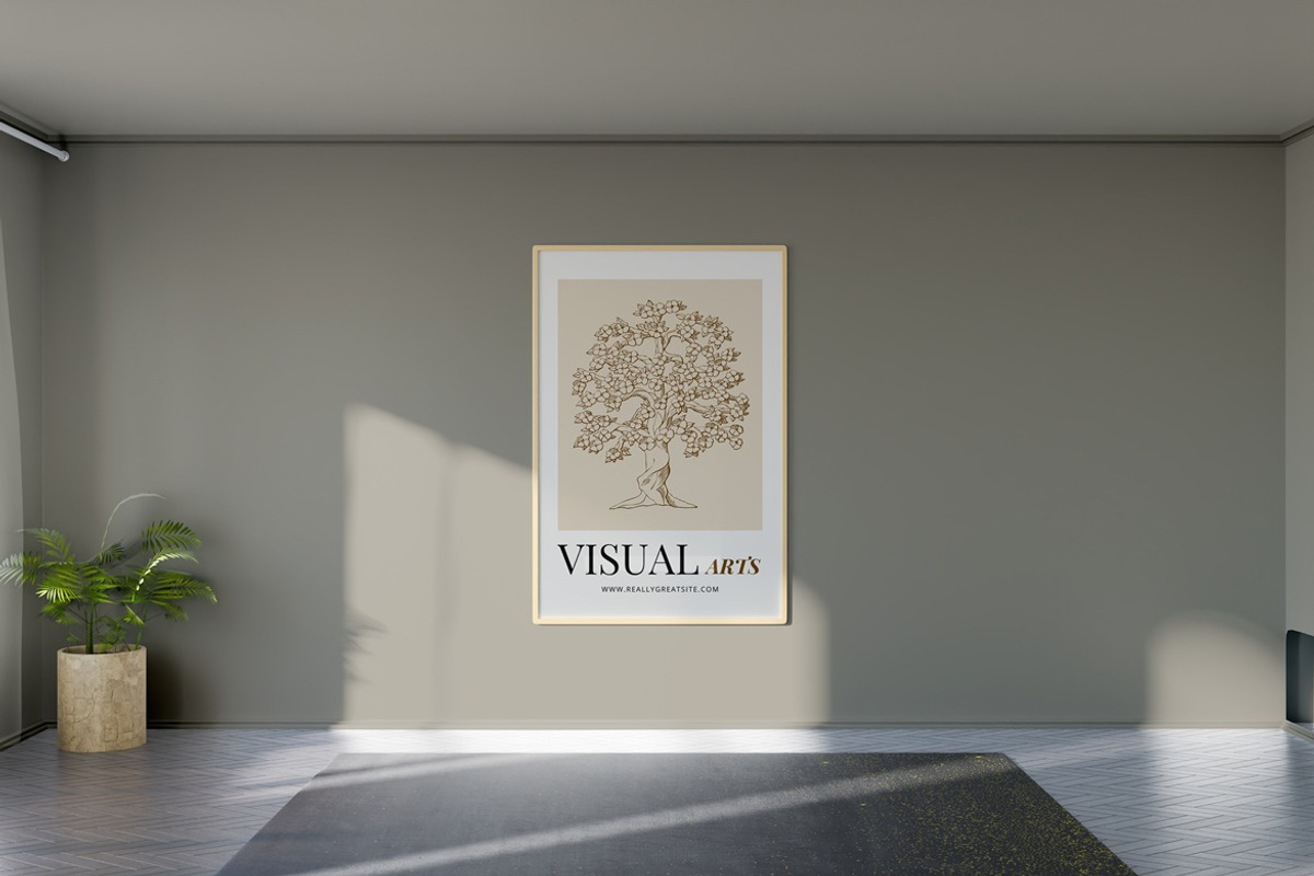 Frame Poster Mockup, an Advertising Mockup by Momogi (Photo 3 of 6)