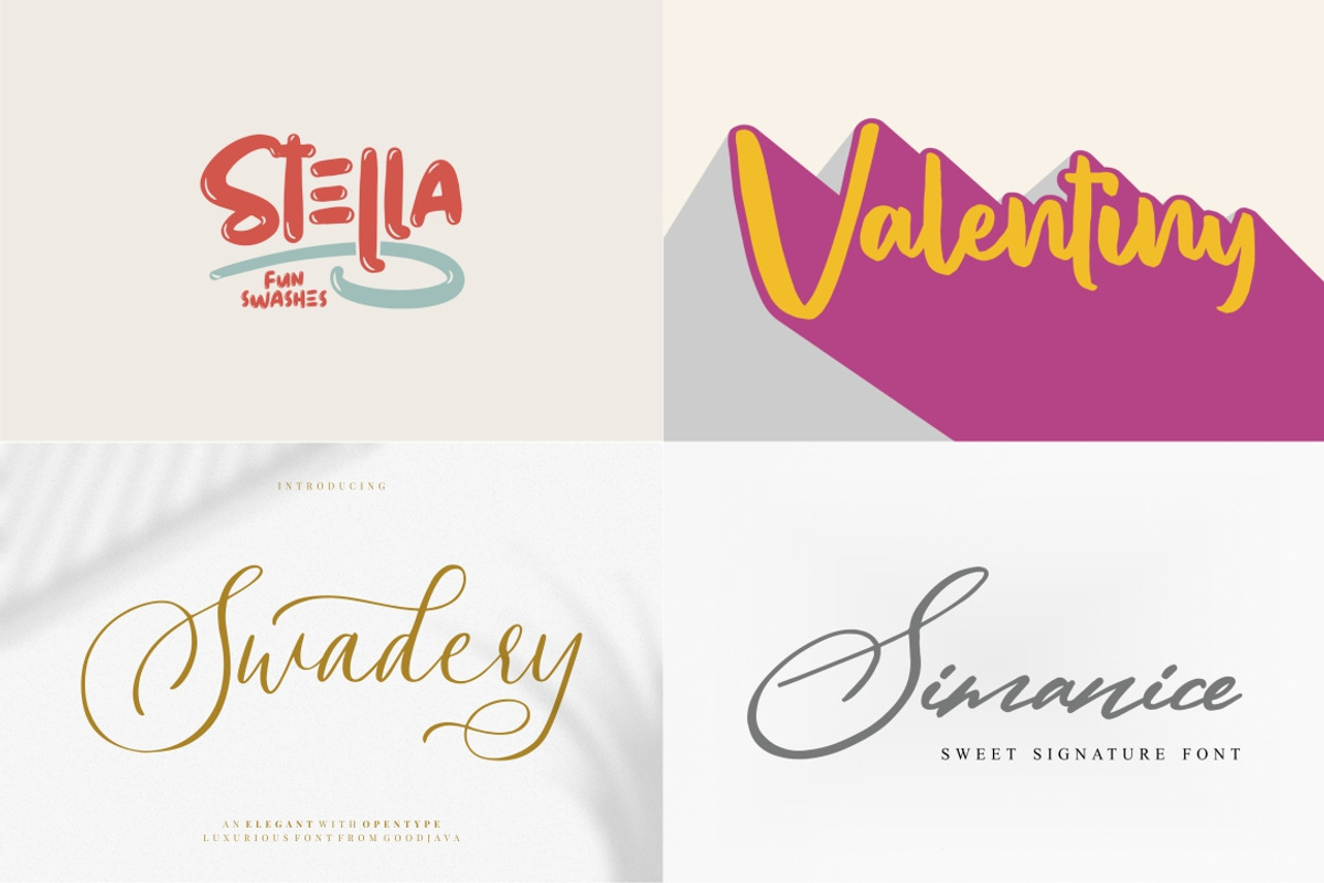 The Handwritten Bundle Fonts, a Script Font by Good Java Studio (Photo 5 of 19)