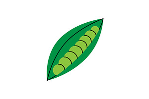 Bunch of peas. Fresh organic, an Object Illustration by GraphiShop