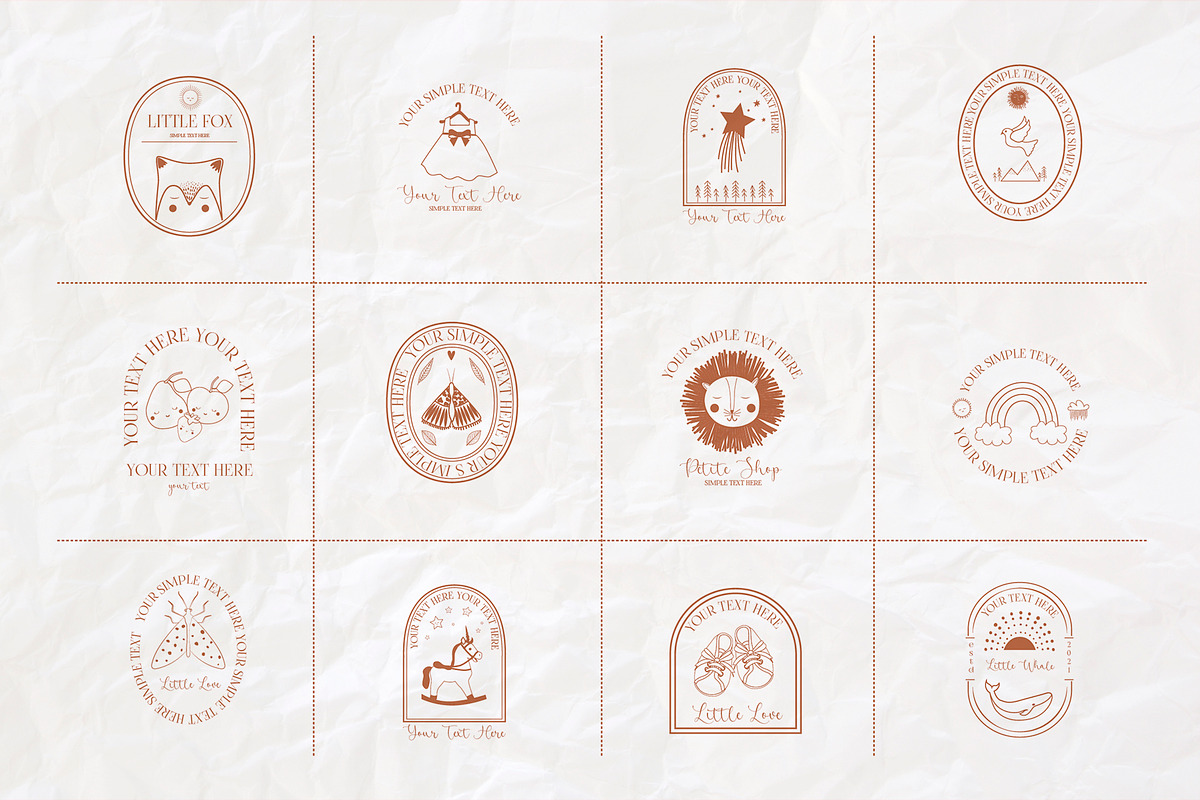 Little Dreamer Logo Pack, a Branding & Logo Template by Mio Buono (Photo 9 of 13)