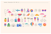 Aloha Summer, logos & prints, a Graphic by Marish (Thumbnail 2 of 9)