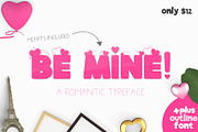 Be Mine (Valentines Day Font), a Sans Serif Font by Salt & Pepper Designs (Thumbnail 1 of 6)