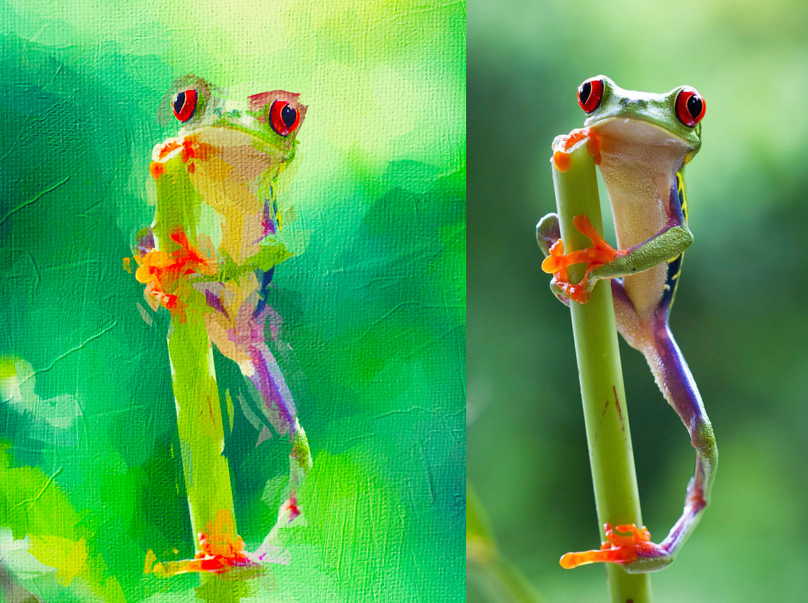 Canvas Oil Painting, an Action Add-On by MRI STUDIO (Photo 11 of 16)