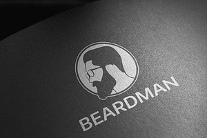 Beard Man Logo