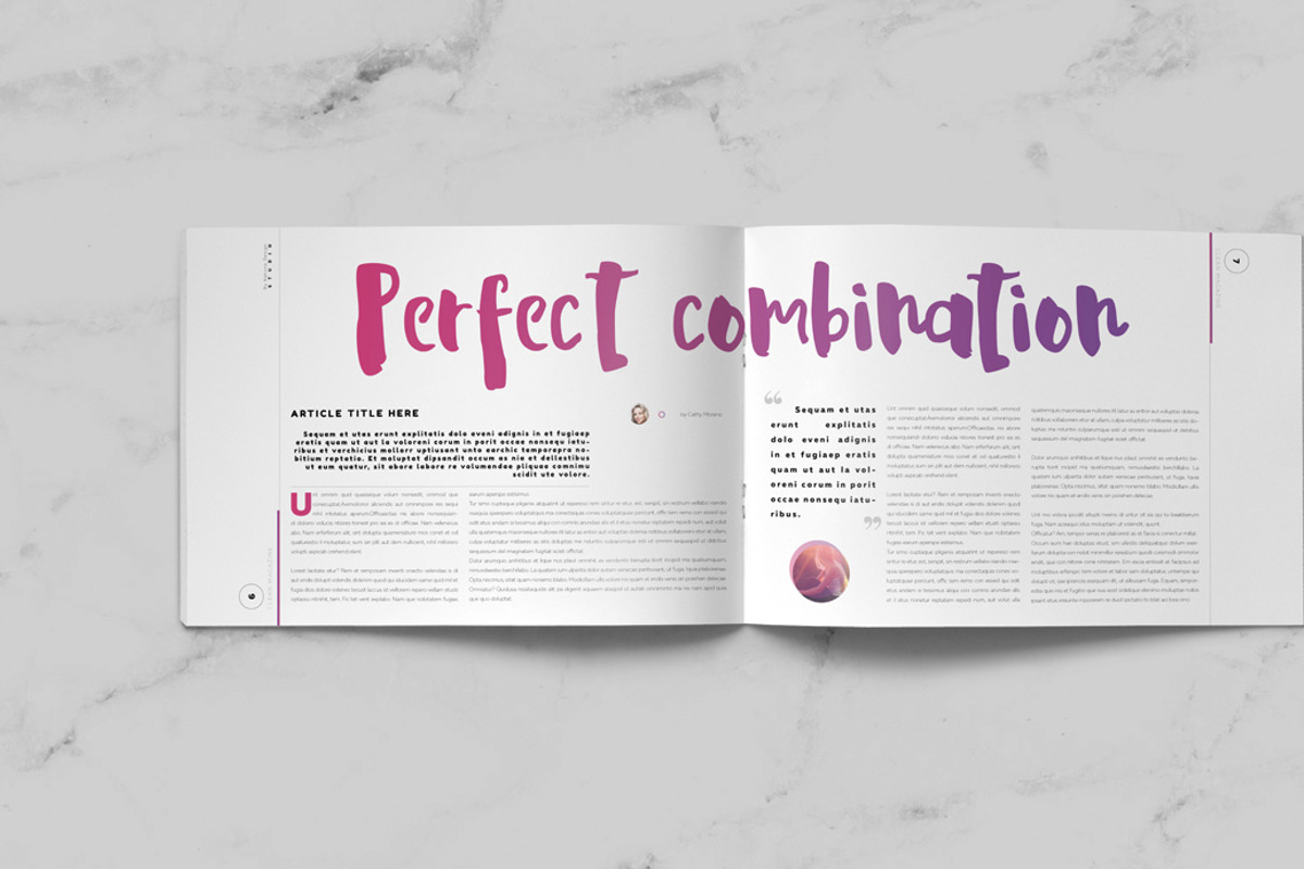 Magenta Brochure, a Brochure Template by Kahuna Design (Photo 3 of 12)