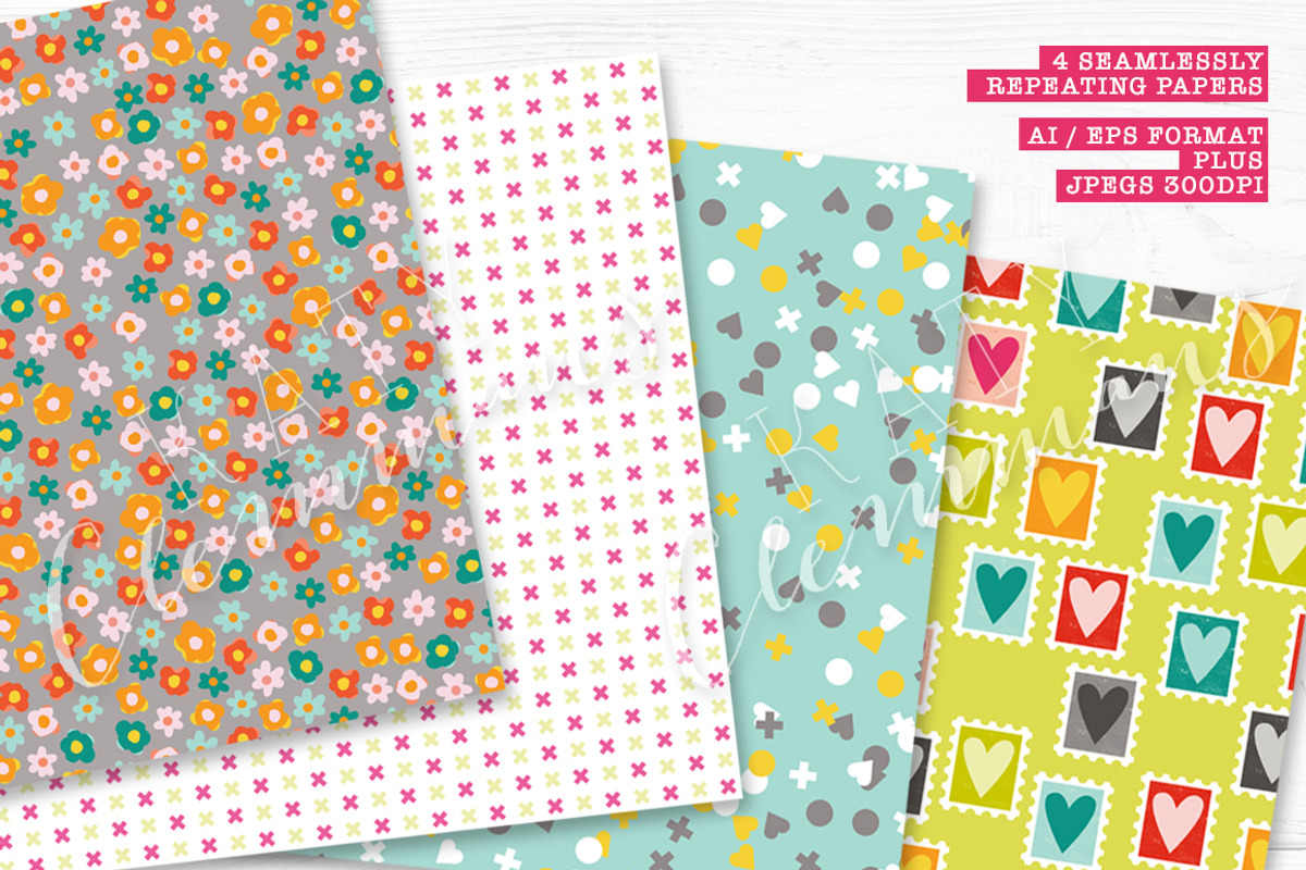 Love Letters digital scrapbook art, an Illustration by Katy Clemmans (Photo 7 of 8)