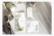 Winter Ornament Watercolor & Gold, an Illustration by Cat In Colour (Thumbnail 2 of 6)