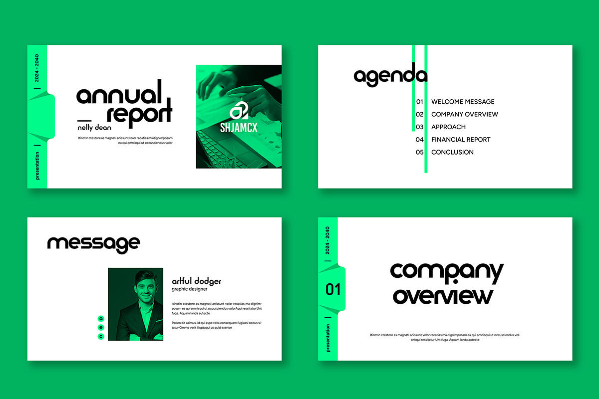 Annual Report Presentation, a Presentation Template by ContestDesign (Photo 2 of 7)