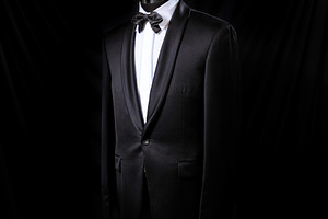 Black Suit with Bowties