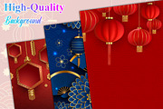 Chinese New Year Background, a Background Graphic by Digital Studio (Thumbnail 7 of 8)