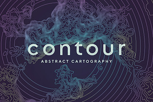 Contour Abstract Cartography