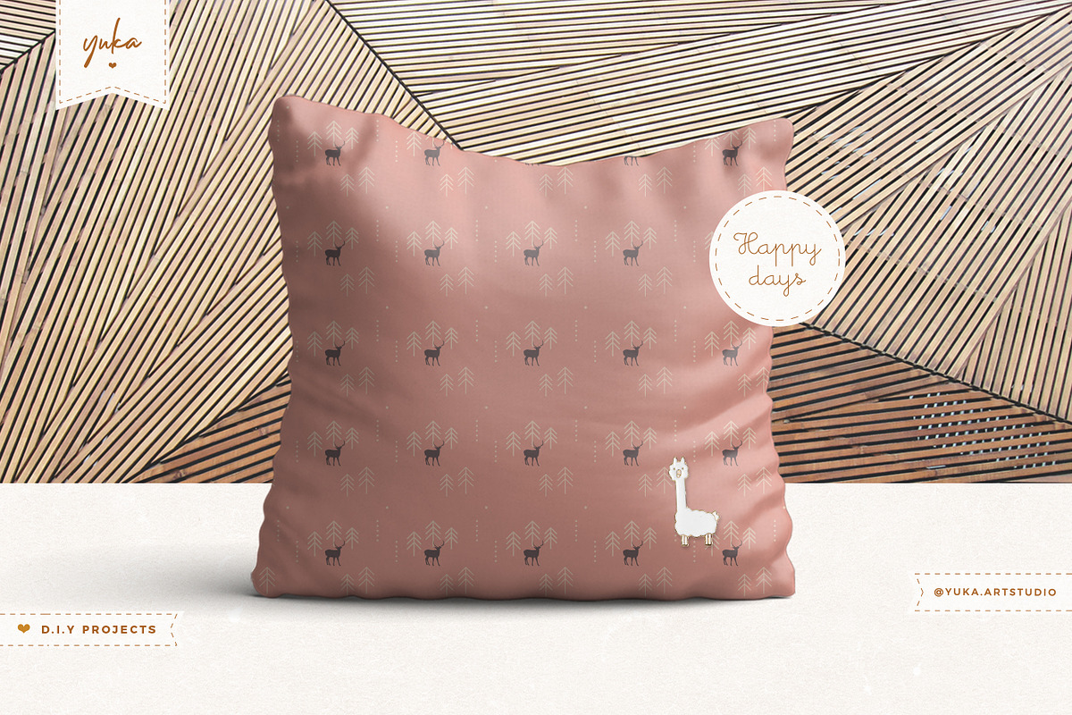 Wild Nature Pattern, a Pattern Graphic by Yuka Baby (Photo 4 of 7)