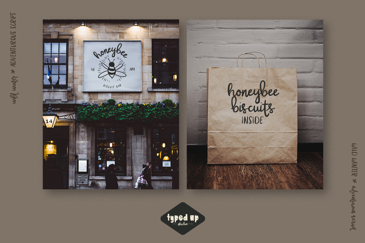 Wild Winter | Extensive Script Font, a Script Font by Typed Up Studio (Photo 12 of 16)