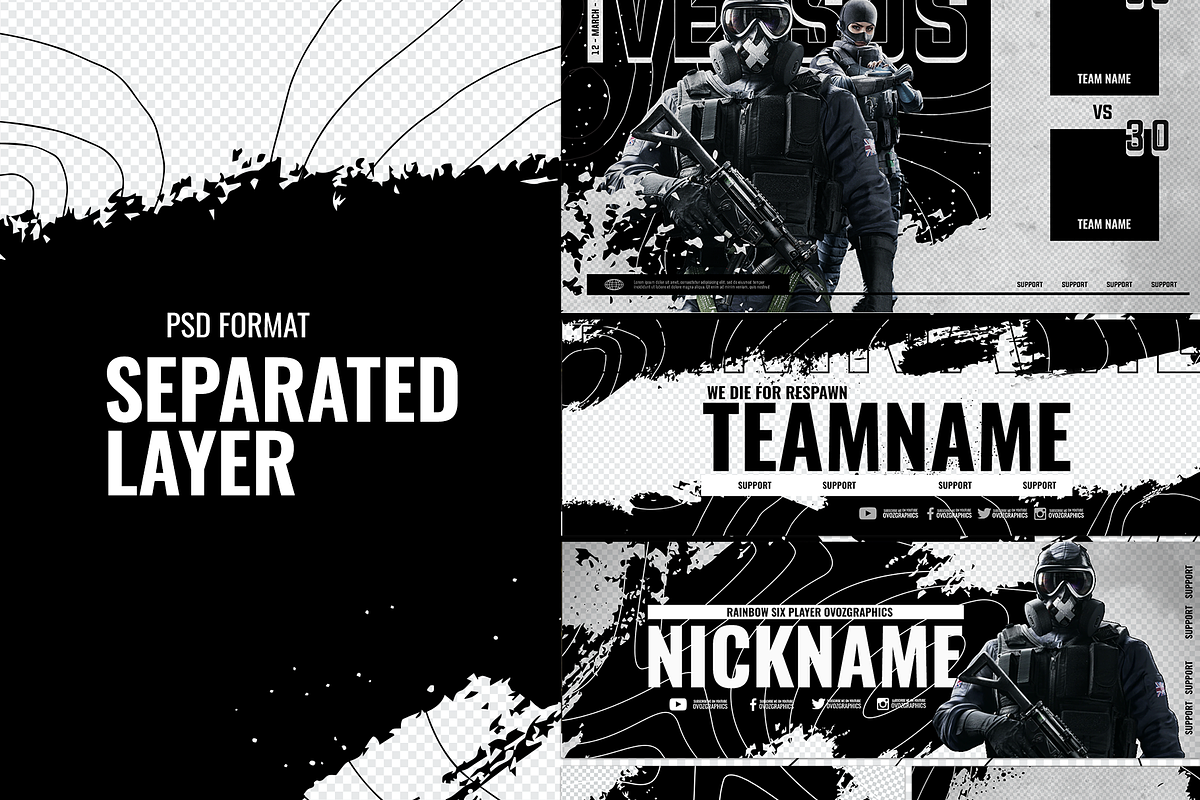 E- Sports Social Media Template, a Social Media Template by Creathift (Photo 3 of 7)