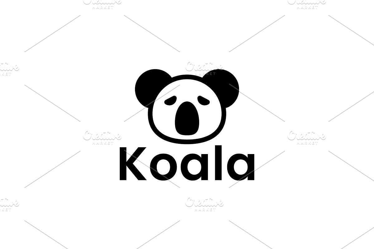 Koala logo vector icon illustration, a Branding & Logo Template by Dyn Studio