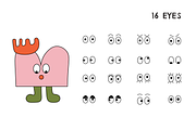 Abstract Characters Vector Bundle, a Person Illustration by melistudio (Thumbnail 9 of 11)