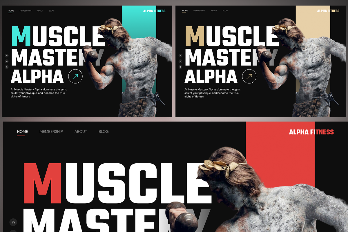 Aplaha Fitness-Fitness Hero Section, an UI Kit Template by nwdigitalstore (Photo 3 of 3)