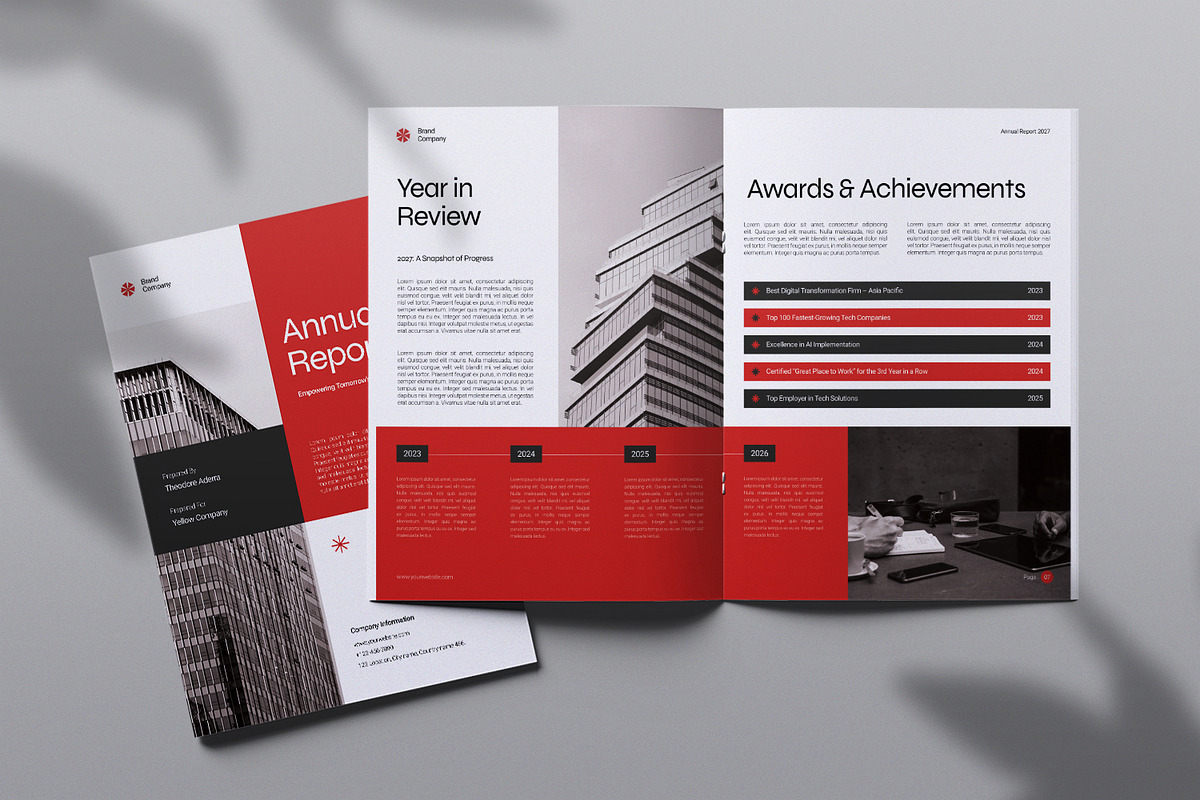 Annual Report Template preview 4