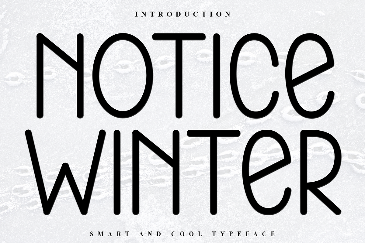 Notice Winter, a Sans Serif Font by InermediaSTUDIO (Photo 1 of 8)