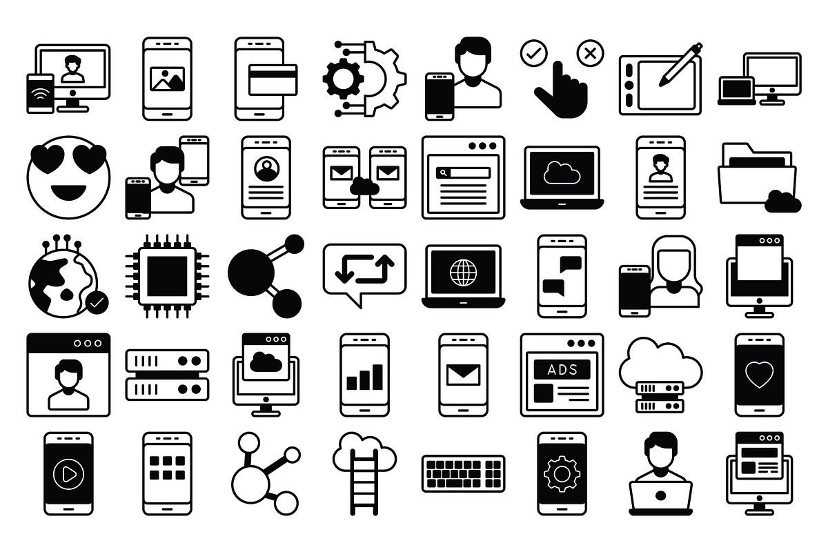Digital Native Icons Pack, an Icon by Vector Portal