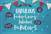 Totally Terrific Typeface, a Script Font by Sam Parrett (Thumbnail 5 of 7)