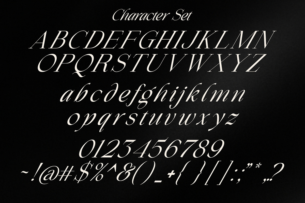 Henkau - Modern Luxury Italic Serif, a Serif Font by Sealoung (Photo 9 of 9)