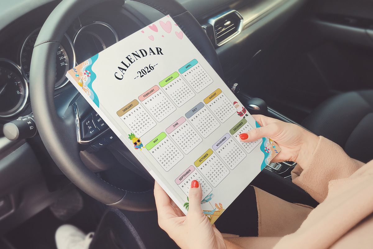 2026 Calendar Printable Canva, a Stationery Template by Designmela01 (Photo 5 of 7)