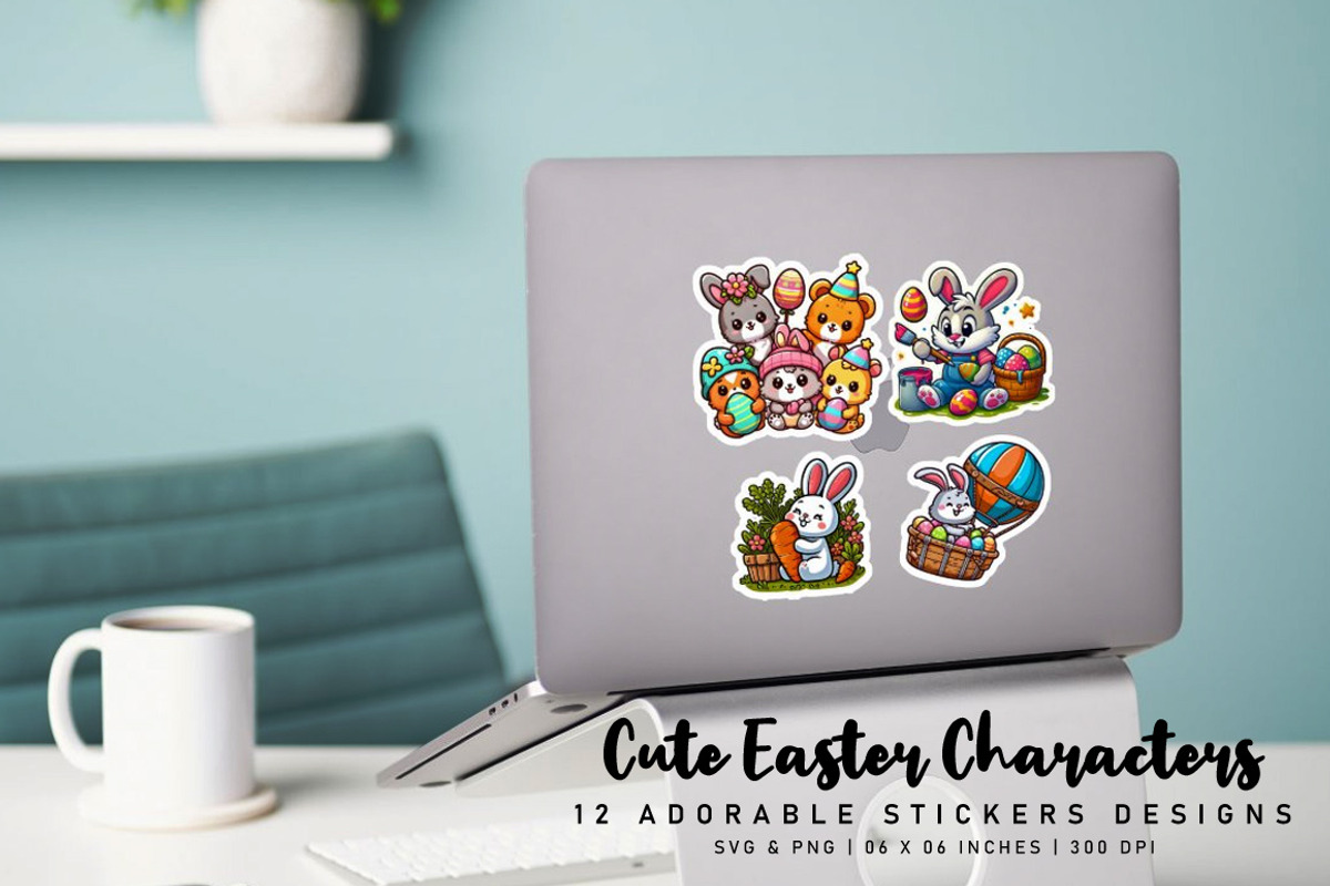 Cute Easter Characters, a Seasonal Illustration by Digital Art Creations (Photo 5 of 6)