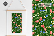 Wildflower Seamless Patterns, an Illustration by OlDm_Shop (Thumbnail 7 of 10)
