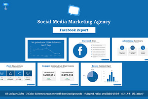Facebook Report Keynote Template