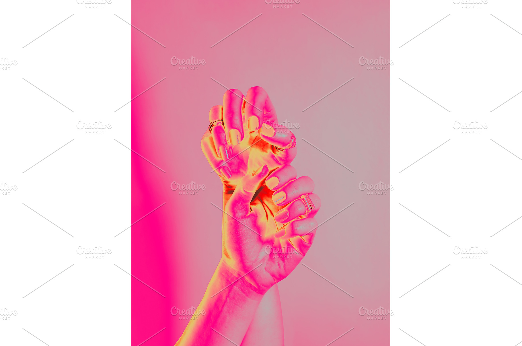 Infrared Thermal Image of two female, a Beauty & Fashion Photo by Fascinadora