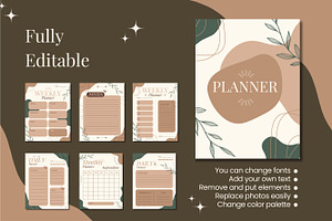 Elegance Fully Planner Template