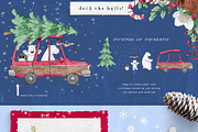 Cute Christmas Characters, a Seasonal Illustration by Pretty Little Lines (Thumbnail 7 of 16)