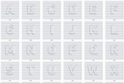 Embossed Lines 3D Lerttering, a Graphic by TVartworks (Thumbnail 13 of 14)