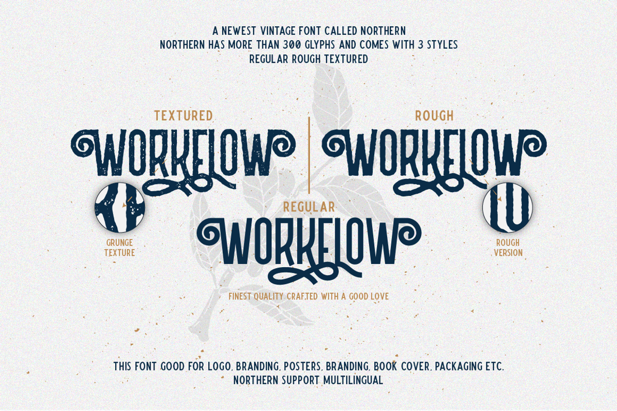 Northern Vintage Monoline Script preview 2