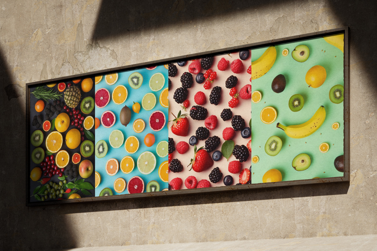 Fruits and berries. Patterns, a Food Illustration by Handmadefont (Photo 3 of 12)